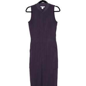 ATHLETA Brooklyn Utility Jumpsuit Shale Front Zip Lightweight Casual Women's 2T